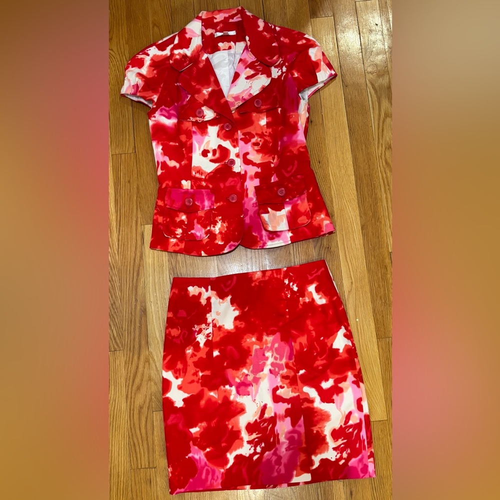 Amelia Red and Pink Women's Set